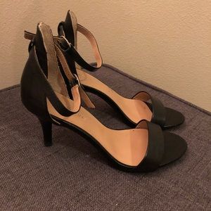 Black Open Toed Heels